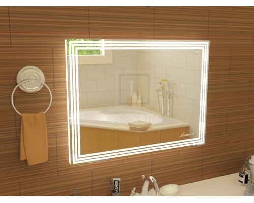 Зеркало в ванну с подсветкой Эвелин