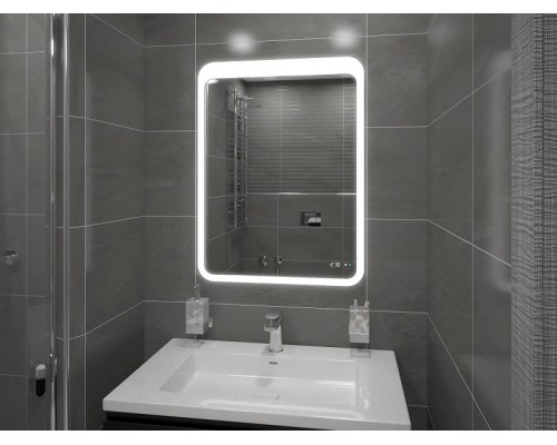 Зеркало в ванную с подсветкой Анна